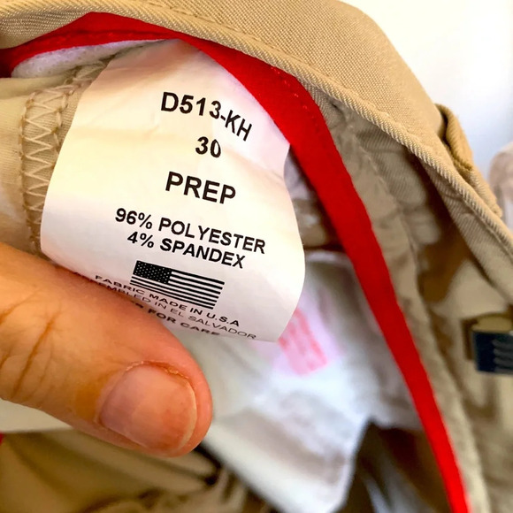 NWOT Kids or teen MILLS UNIFORM CO. khaki shorts prep sz 30 9” inseam like new - Picture 6 of 7